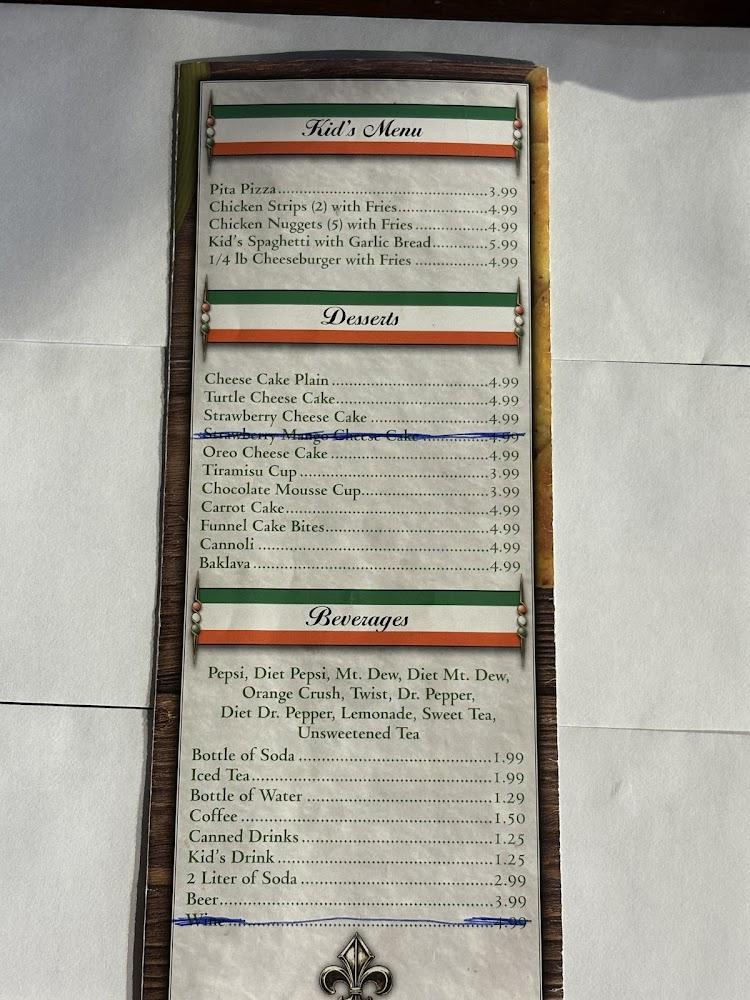 Casablanca Menu image 4